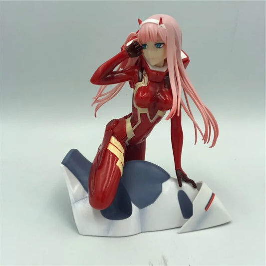 Anime Figure Darling in the FRANXX Figure Zero Two 02 Red/White Clothes